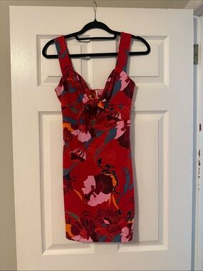 Free People Sweet Cherries Mini Dress